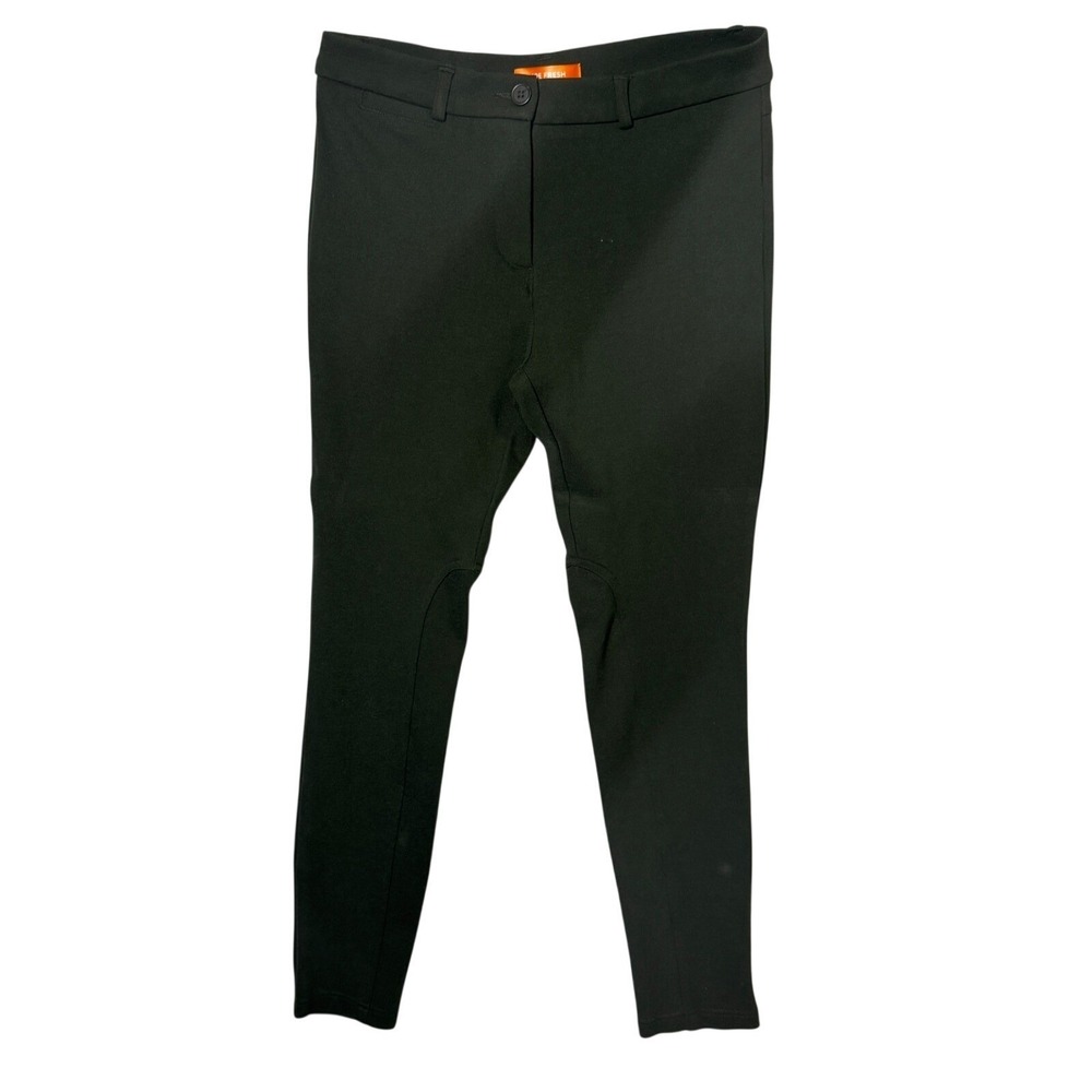 Joe Fresh Dark Olive Ponte Knit Equestrian Skinny Pants Size 8 Leggings Stretch - Picture 2 of 8